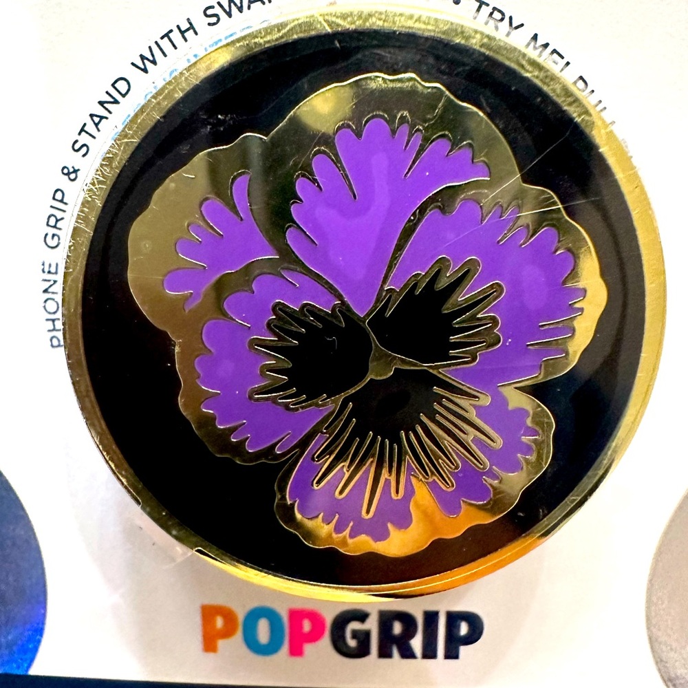 Popsockets PopGrip phone Grip & Stand with Swappable Top “Hold Pnone Swap Style”